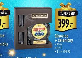 Albert Slivovice + 2 skleničky nabídka