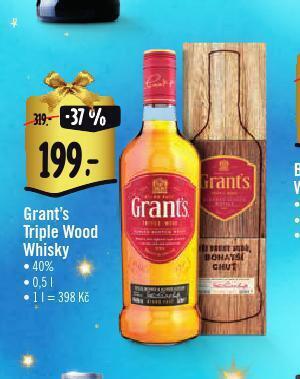Grant's triple wood whisky