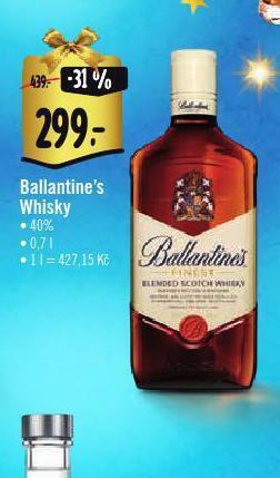 Jip Ballantine's whisky nabídka