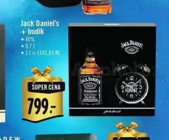 Albert Jack daniel´s + budík nabídka
