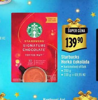 Albert Starbucks horká čokoláda nabídka