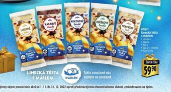 Albert Albert linecká těsta s máslem nabídka