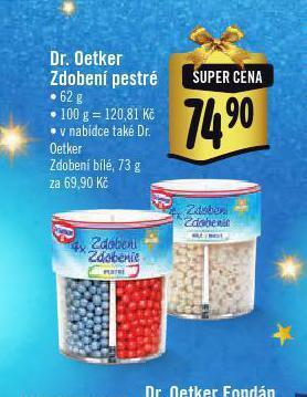 Albert Dr. oetker zdobení pestré nabídka