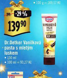 Albert Dr. oetker vanilková pasta s mletým luskem nabídka