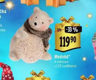 Medvěd dekorace