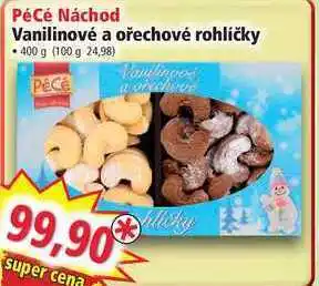Norma Pécé náchod vanilinové a ořechové rohlíčky • 400 g nabídka
