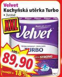 Norma Velvet kuchyňská utěrka turbo • 3vrstvé nabídka
