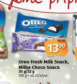 Coop Oreo fresh milk snack nabídka