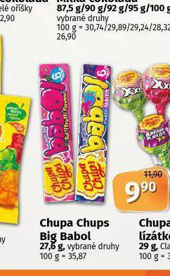 Coop Chupa chups big babol nabídka