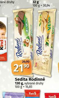 Coop Sedita rodinné nabídka