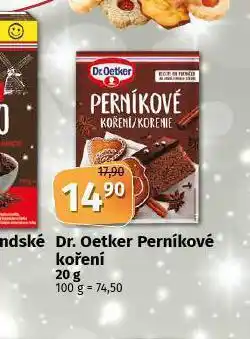 Coop Dr. oetker perník koření nabídka