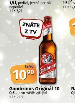 Coop Pivo gambrinus originál nabídka