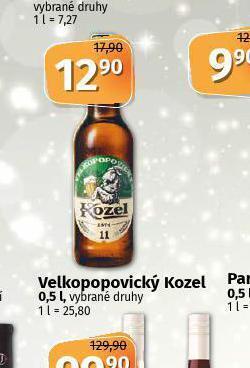 Coop Pivo velkopopovický kozel 11 nabídka