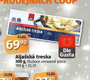 Coop Aljašská treska nabídka