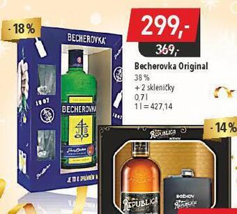 Globus Becherovka nabídka