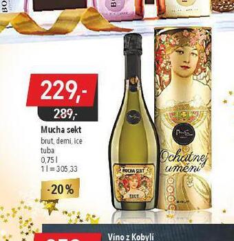Globus Mucha sekt nabídka