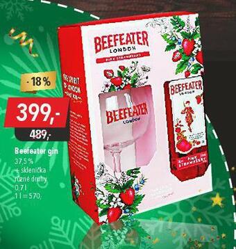 Globus Beefeater gin nabídka