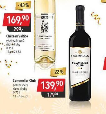 Globus Víno mikulov sommelier club nabídka