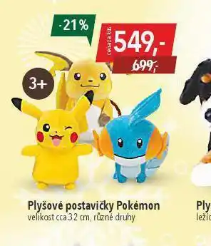 Globus Plyšové postavičky pokémon nabídka