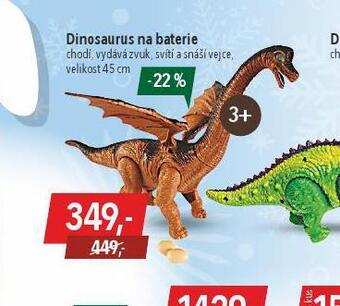 Globus Dinosaurus na baterie nabídka