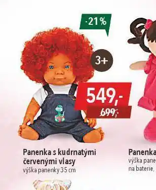 Globus Panenka s kudrnatými červenými vlasy nabídka