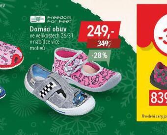 Globus Domácí obuv nabídka