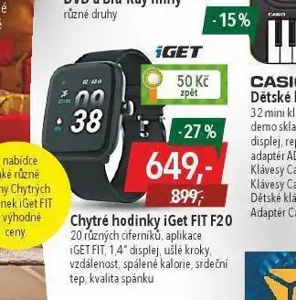 Globus Chytré hodinky iget fit f20 nabídka