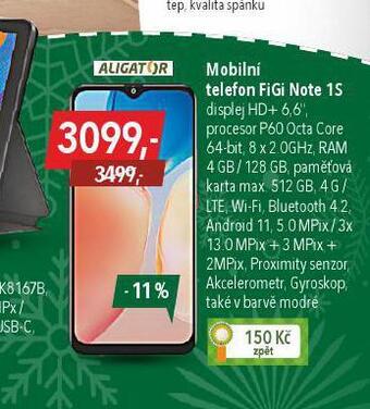 Globus Mobilní telefon figi note 1s nabídka
