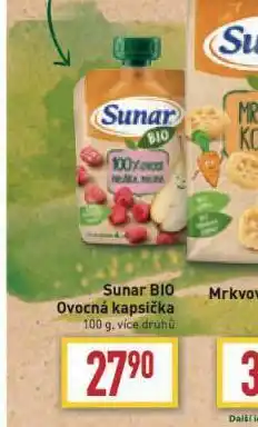 Billa Sunar bio ovocná kapsička nabídka