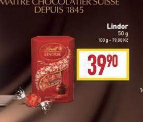 Billa Lindor nabídka