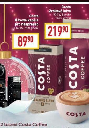 Billa Costa kávové kapsle nabídka