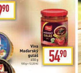 Billa Viva maďarský guláš nabídka
