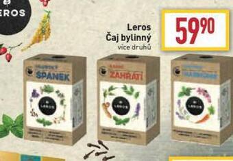 Billa Leros čaj nabídka