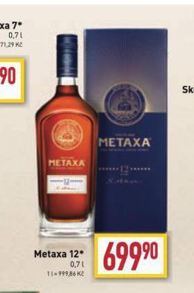 Billa Metaxa 12* nabídka