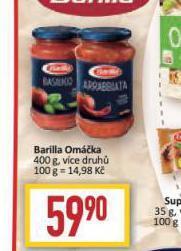 Billa Barilla omáčka nabídka
