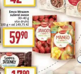 Emco mrazem sušené ovoce