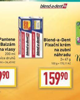 Billa Blend a dent fixační krém na zubní náhradu nabídka