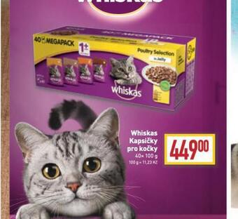 Billa Whiskas kapsičky pro kočky nabídka