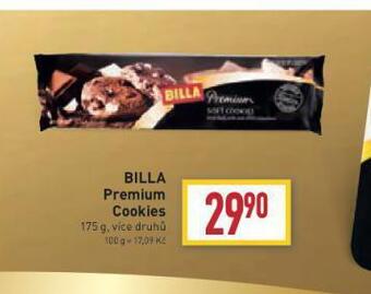 Billa Cookies nabídka