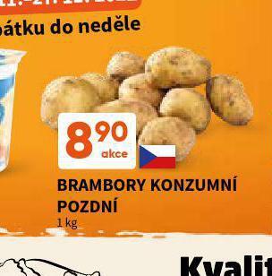 Terno Brambory konzumní pozdní nabídka