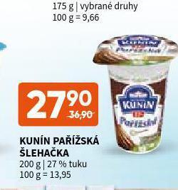 Terno Kunín pařížská šlehačka nabídka