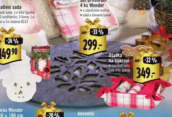 Set prostírání wonder