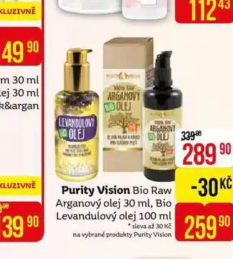 Teta Purity vision bio levandulový olej nabídka