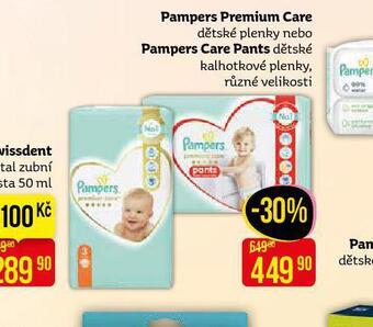 Teta Pampers dětské plenky nabídka