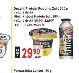 Dezet protein pudding zott