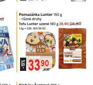 Žabka Pomazánka lunter nabídka