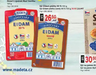 Žabka Sýr eidam plátky 30% nabídka