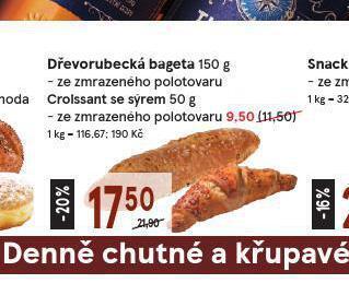 Žabka Dřevorubecká bageta nabídka