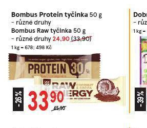 Žabka Bombus protein tyčinka nabídka