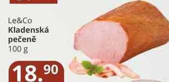 Potraviny CZ Le&co kladenská pečeně 100 g nabídka